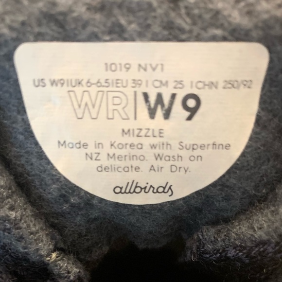 ALLBIRDS Women's Wool Runner Mizzles, charcoal - Picture 6 of 6